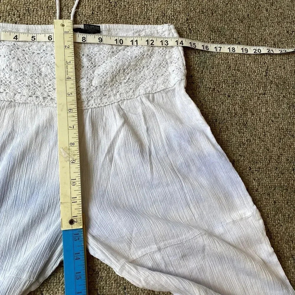 Ravirga Tie Dye Ombre Tiered Flare Leg Casual Pull On Pants Women L Stretch Lace - Picture 2 of 7